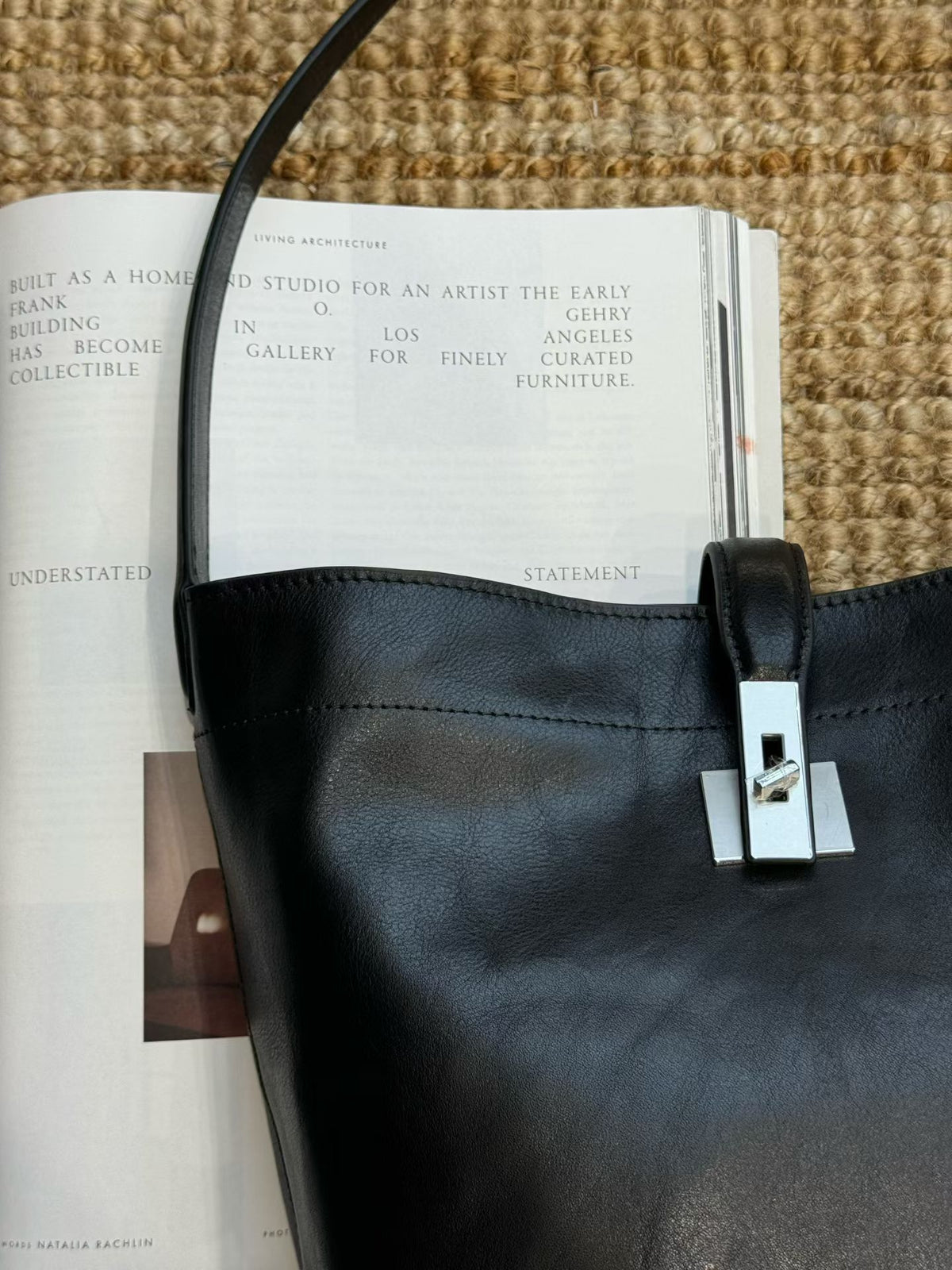 Handmade Full-Grain Leather Bag | Vintage Tote & Shoulder Bag